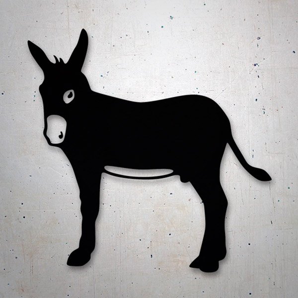 Catalonia Flag Decal Sticker – Vinyl, Outdoor Rated, Burro Jackass Design