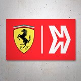 Car & Motorbike Stickers: Ferrari Shield with Prancing Horse 3