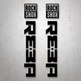 Car & Motorbike Stickers: Set Forks Rock Shox Reba 2