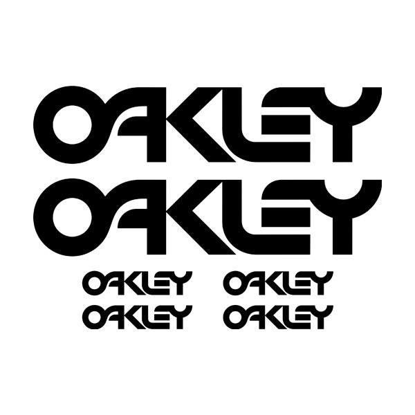 Car & Motorbike Stickers: Set 6X Oakley