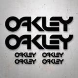 Car & Motorbike Stickers: Set 6X Oakley 2