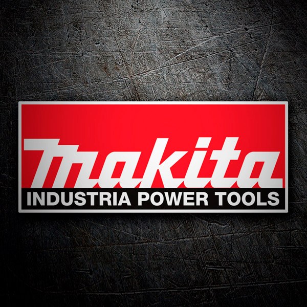 Car & Motorbike Stickers: Makita Industria Power Tools