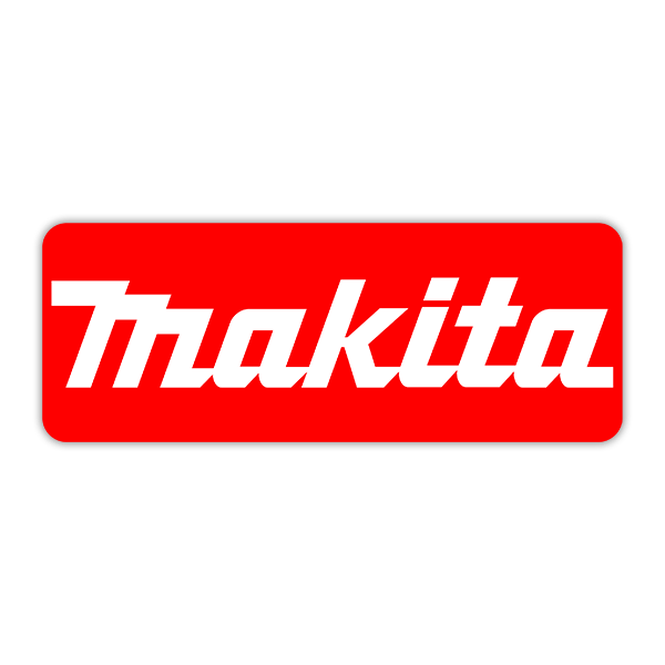 Car & Motorbike Stickers: Makita Red