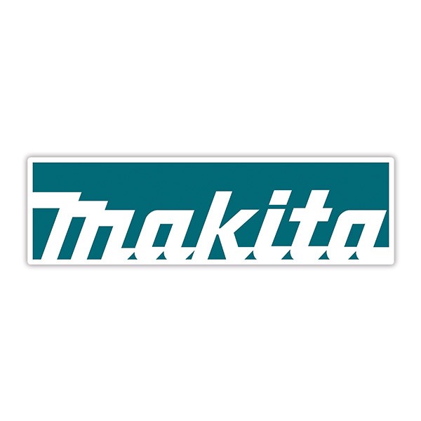 Car & Motorbike Stickers: Makita Turquoise