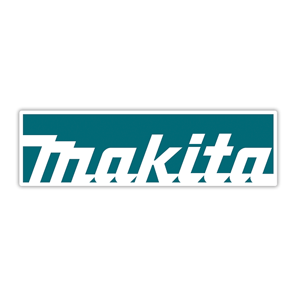 Car & Motorbike Stickers: Makita Turquoise