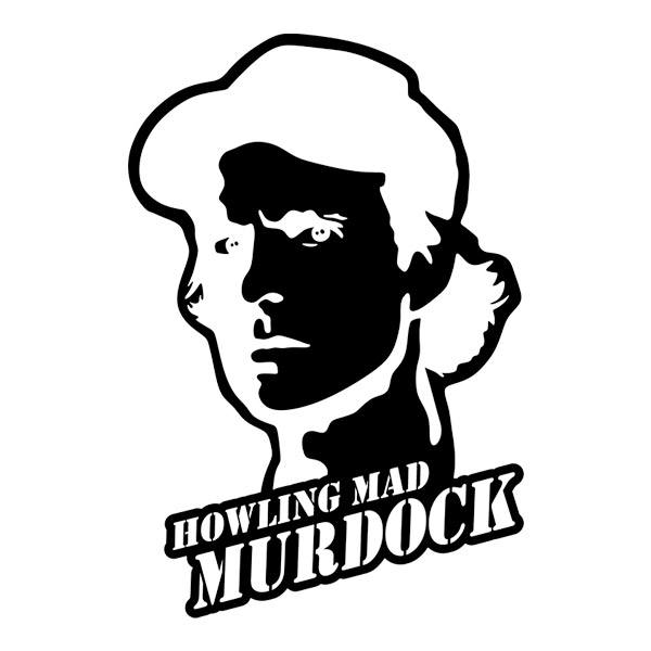 Car & Motorbike Stickers: The A-Team Murdock