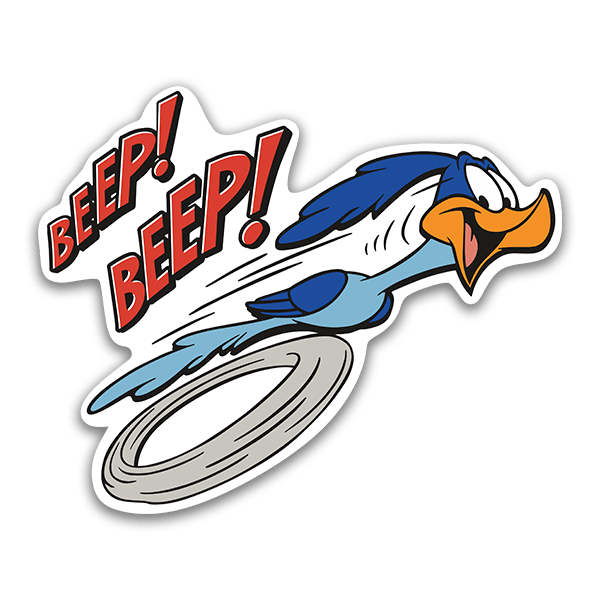 Car & Motorbike Stickers: Roadrunners, Looney Tunes