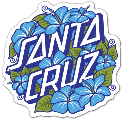 Car & Motorbike Stickers: Santa Cruz