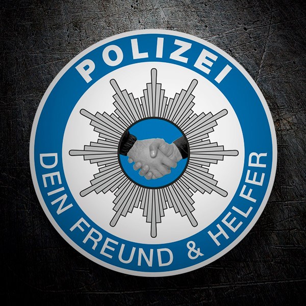 Sticker Polizei Dein Freund & Helfer