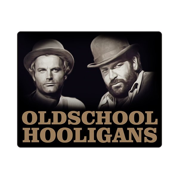 Car & Motorbike Stickers: Bud Spencer & Terence Hill Old School 