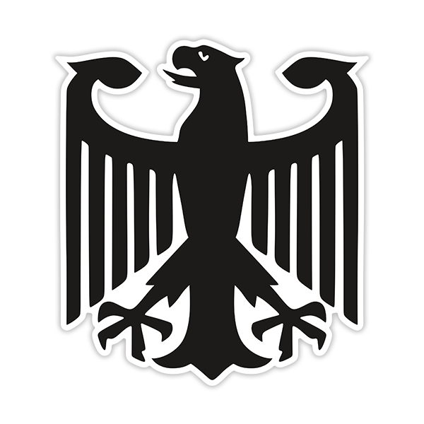 Car & Motorbike Stickers: Eagle of the German coat of arms