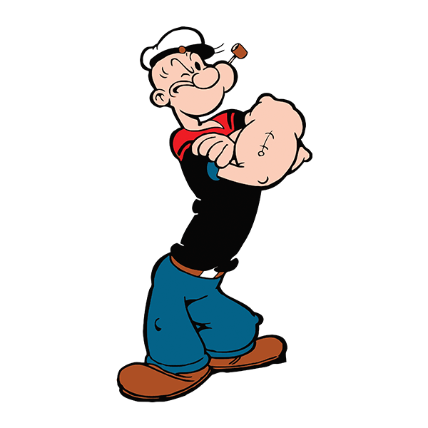 Car & Motorbike Stickers: Popeye the Sailor