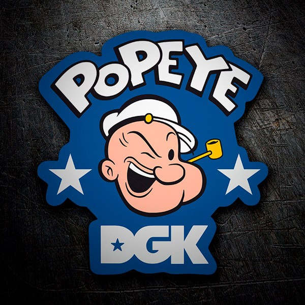 Car & Motorbike Stickers: Popeye DGK