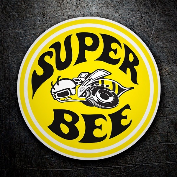 Super bee sticker top