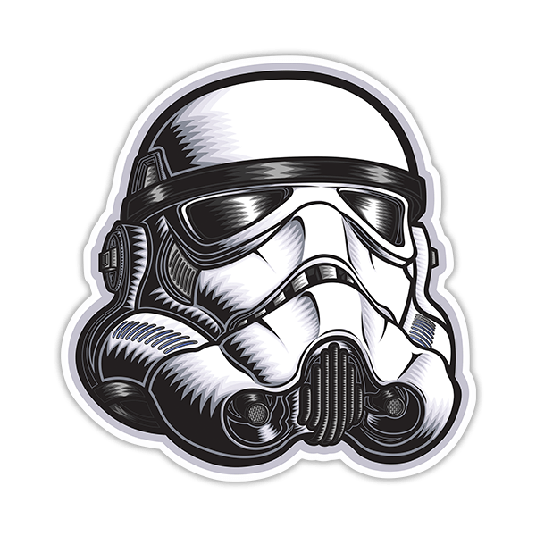 Car & Motorbike Stickers: Stormtrooper Helmet