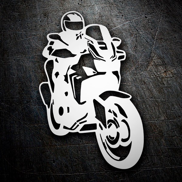 Car & Motorbike Stickers: Adventure Motorbike