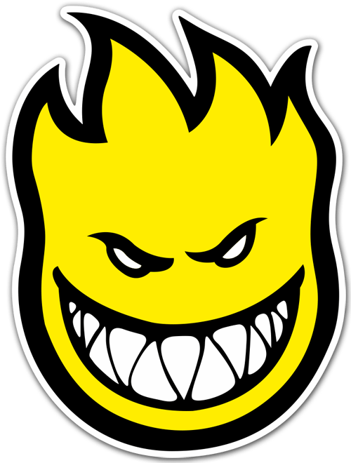 Car & Motorbike Stickers: Spitfire yellow