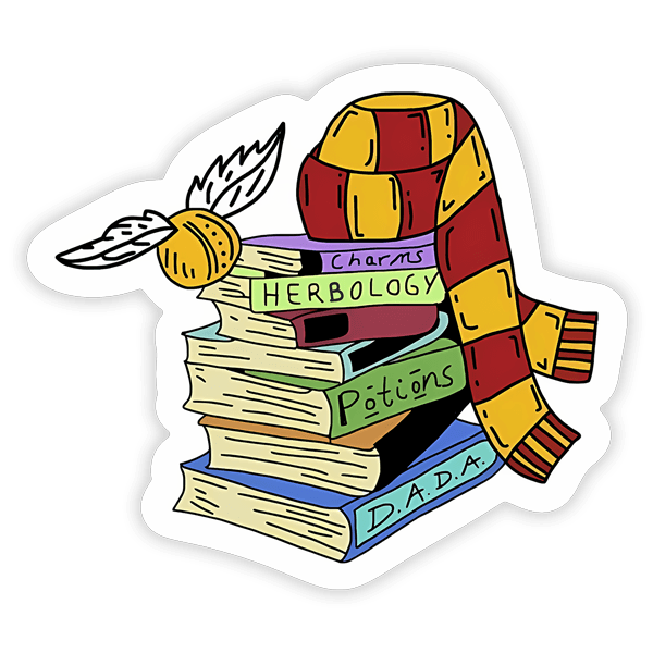 Car & Motorbike Stickers: Hogwarts books