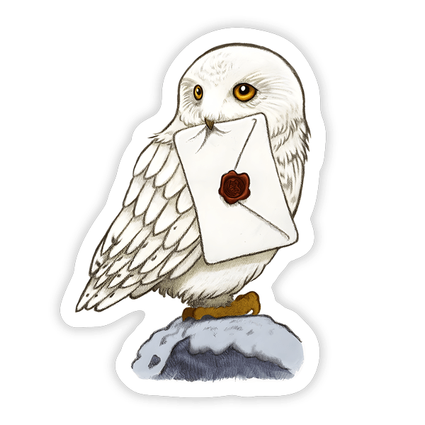 Car & Motorbike Stickers: Hogwarts Owl