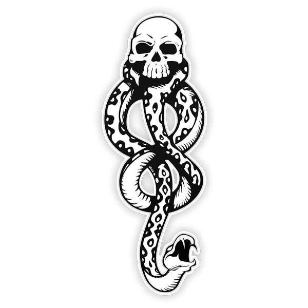 Car & Motorbike Stickers: Voldemort Tattoo