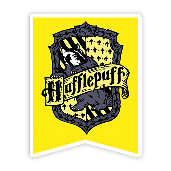 Car & Motorbike Stickers: Hufflepuff