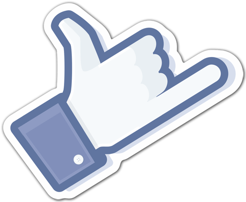 Car & Motorbike Stickers: Shaka Facebook