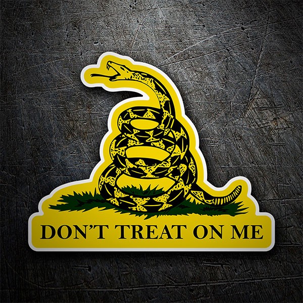 Car & Motorbike Stickers: Don´t treat on me