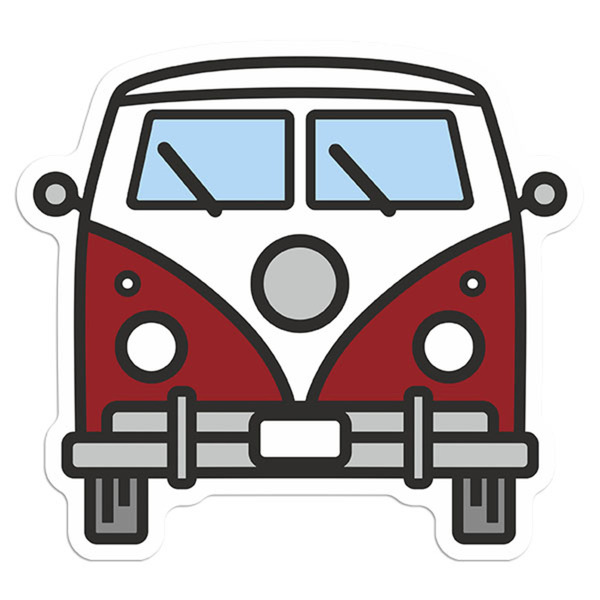 Car & Motorbike Stickers: Volkswagen Caravan