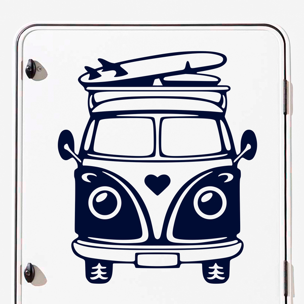 Car & Motorbike Stickers: Surfing Caravana