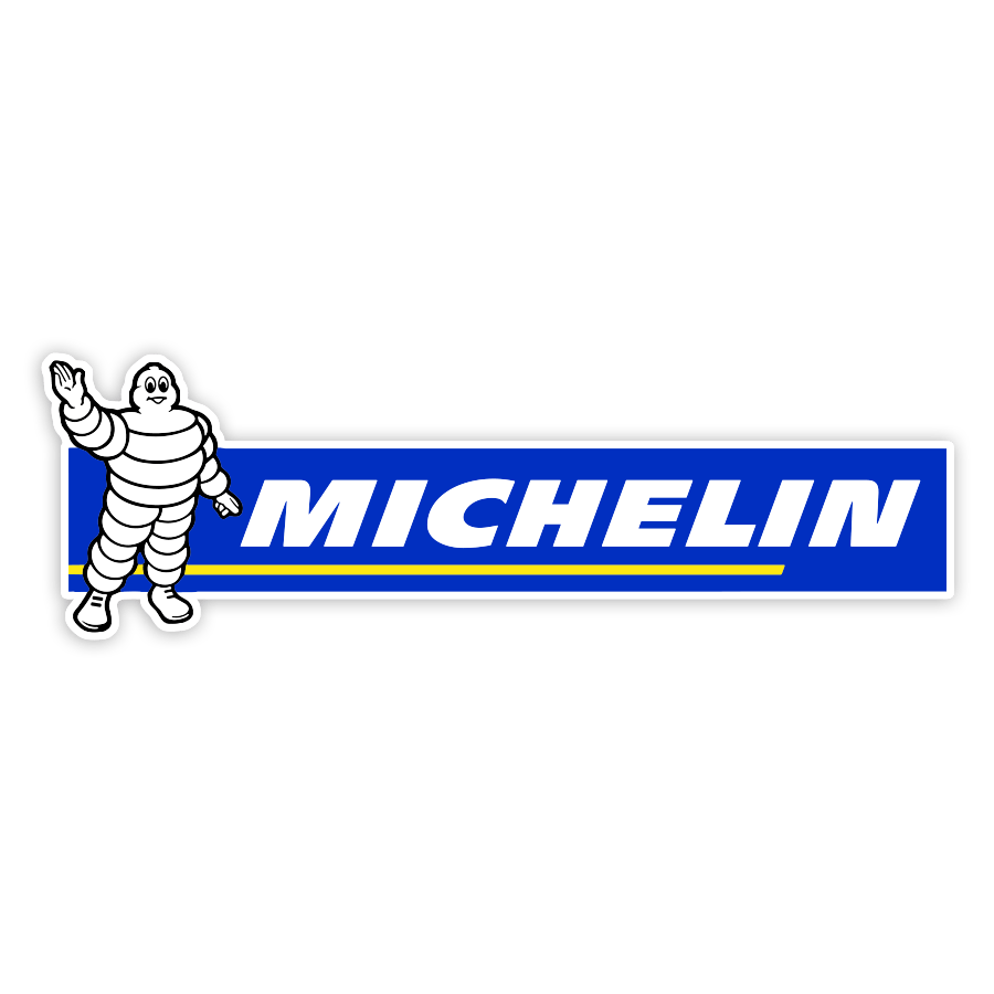 Car & Motorbike Stickers: Michelin Blue Wave