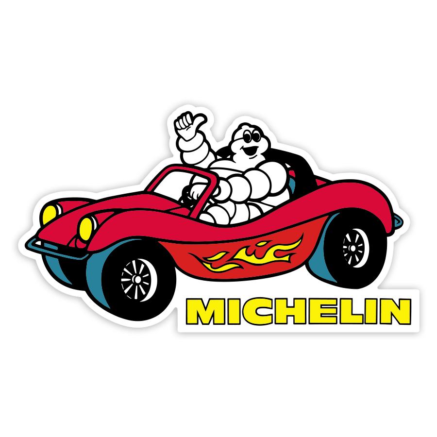 Car & Motorbike Stickers: Michelin Red Buggy