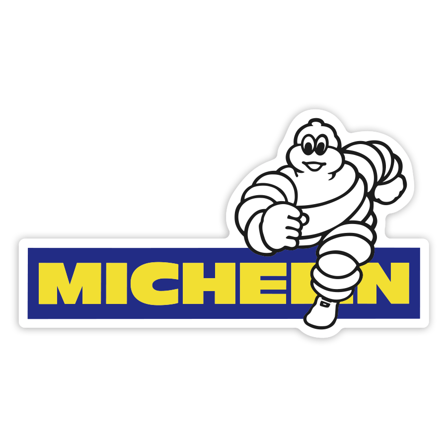 Car & Motorbike Stickers: Michelin Blue Runner