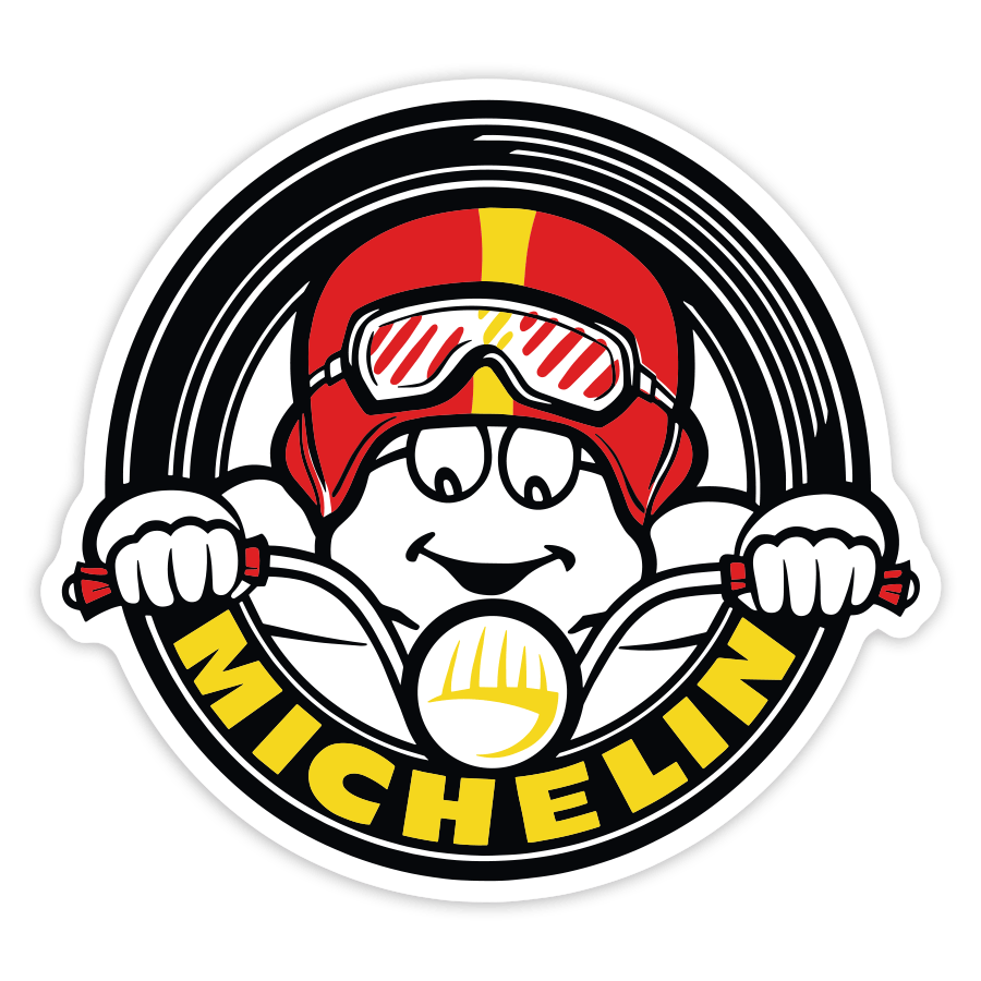 Car & Motorbike Stickers: Michelin Circular Biker