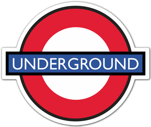 Car & Motorbike Stickers: Underground