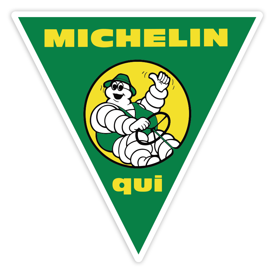 Car & Motorbike Stickers: Michelin Here Tractors