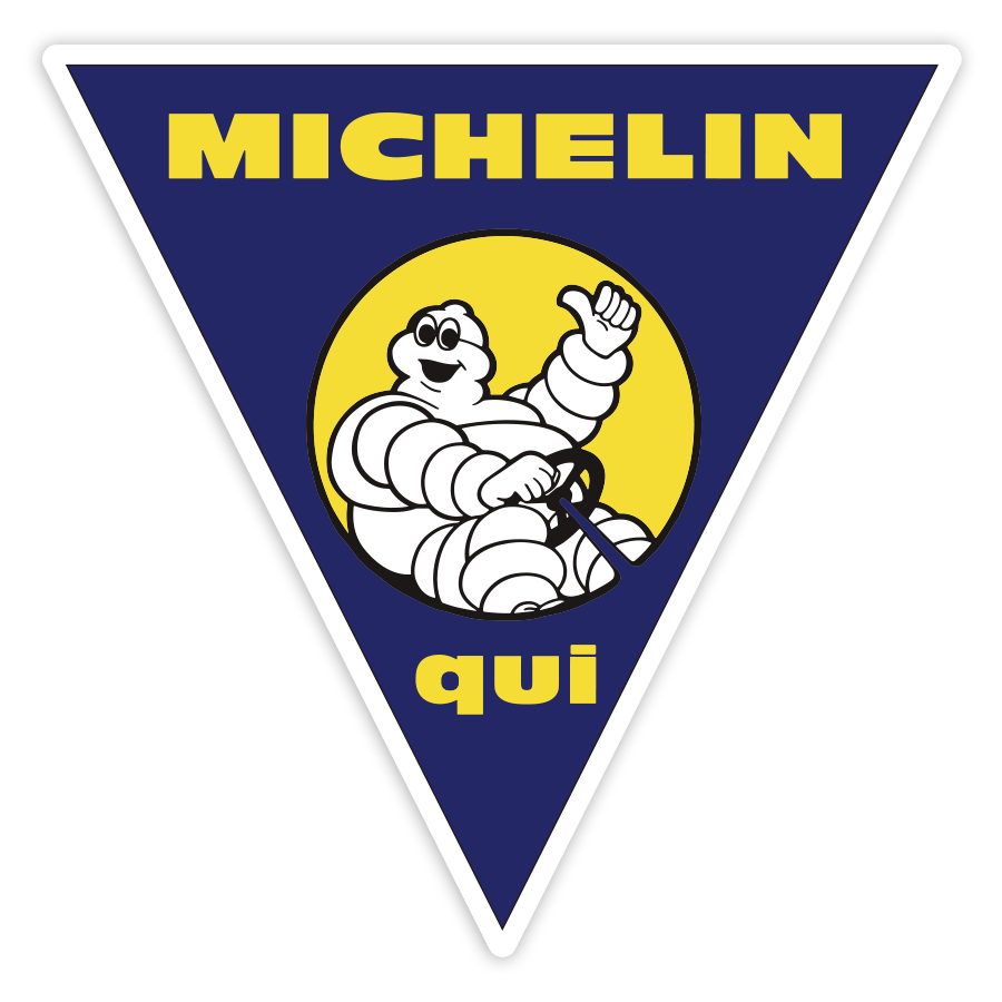 Car & Motorbike Stickers: Michelin Here Cars