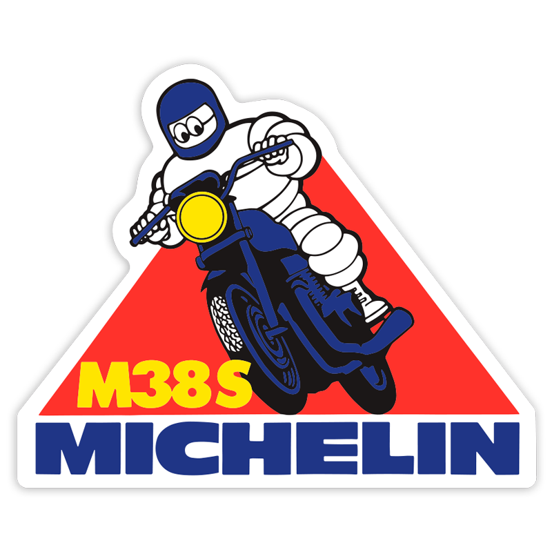 Car & Motorbike Stickers: Michelin Motorbike M38S