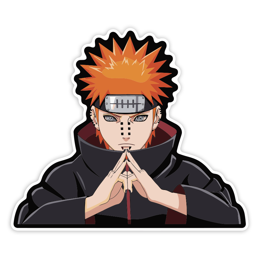 Car & Motorbike Stickers: Naruto Pain Akatsuki