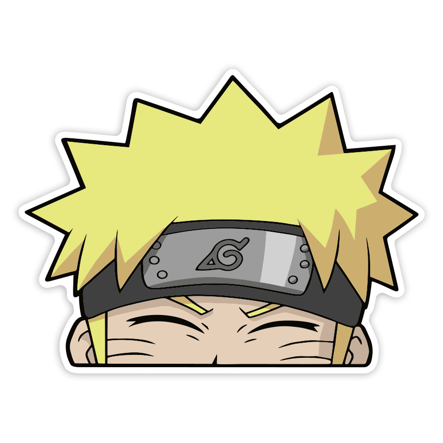 Car & Motorbike Stickers: Naruto Headband Leaf Village