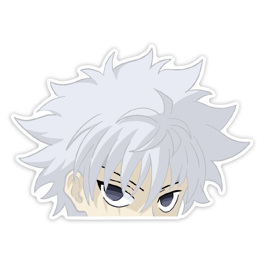 Car & Motorbike Stickers: Hunter x Hunter Killua Head