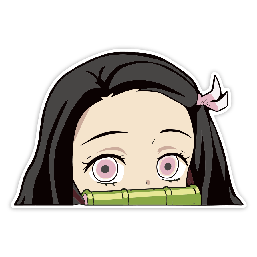 Car & Motorbike Stickers: Demon Slayer Nezuko Bamboo