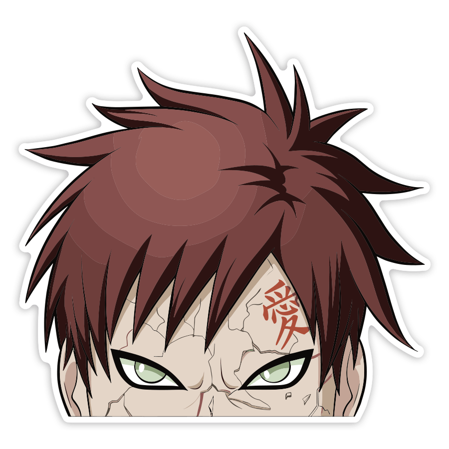 Car & Motorbike Stickers: Naruto Gaara of the Desert
