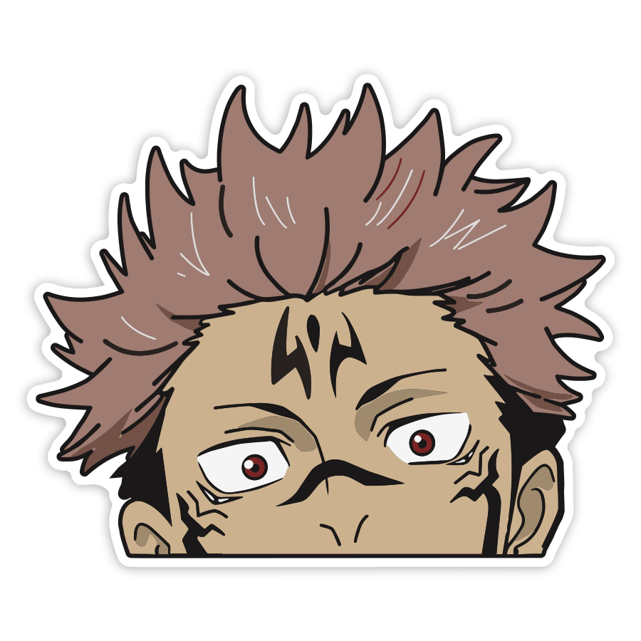 Car & Motorbike Stickers: Jujutsu Kaisen Sukuna Face