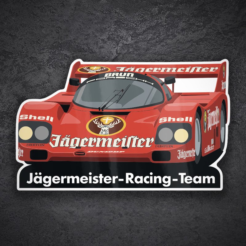 Car & Motorbike Stickers: Jägermeister Racing Team