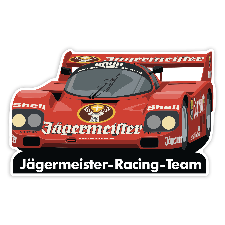 Car & Motorbike Stickers: Jägermeister Racing Team