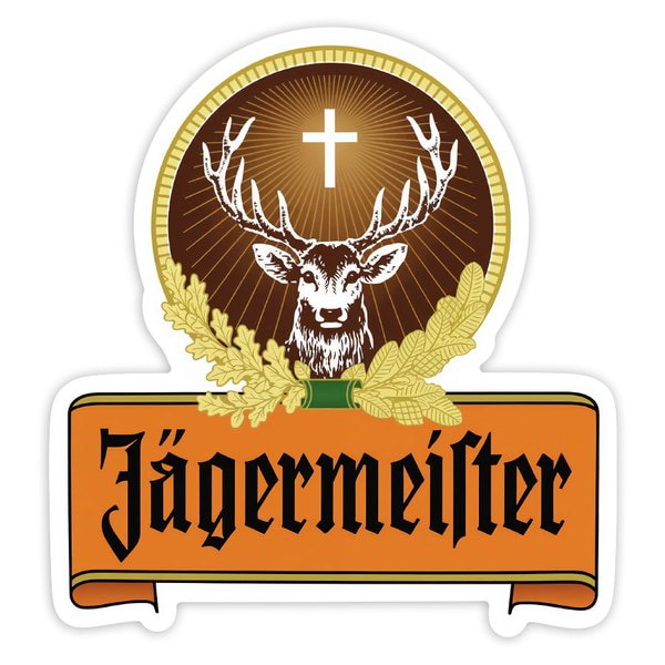 Car & Motorbike Stickers: Jägermeister Retro Logo