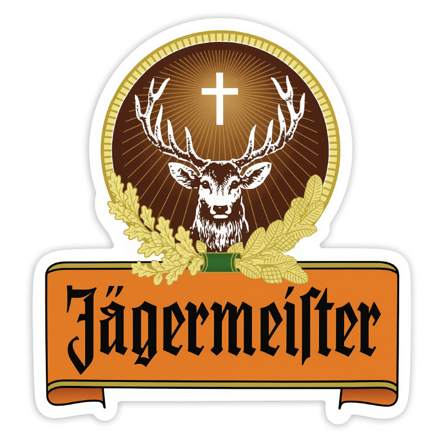 Car & Motorbike Stickers: Jägermeister Retro Logo