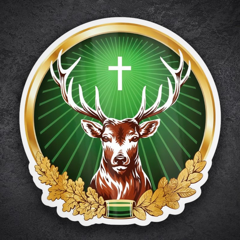 Car & Motorbike Stickers: Jägermeister Deer Logo