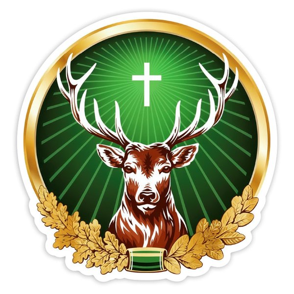 Car & Motorbike Stickers: Jägermeister Deer Logo