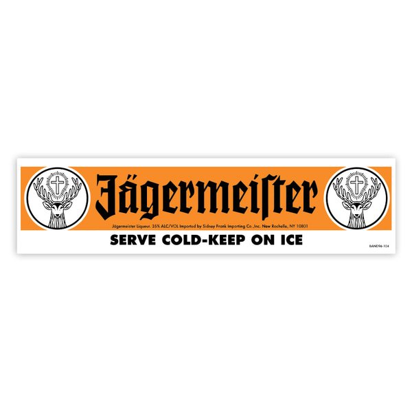 Car & Motorbike Stickers: Jägermeister Serve Cold Ice